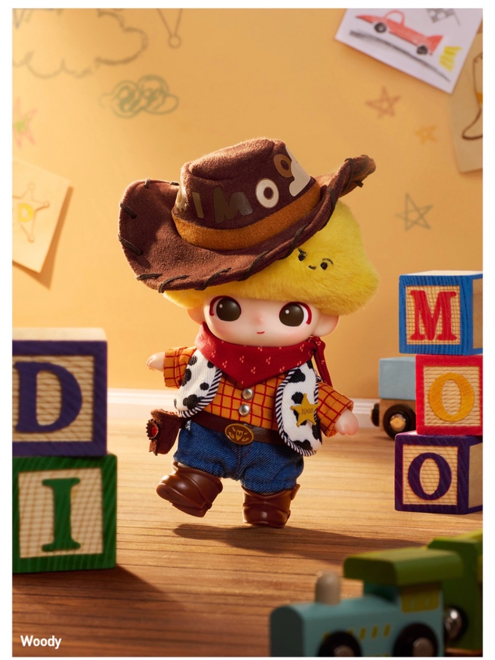 Popmart Dimoo World x Pixar- Woody